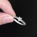Personalized Ring Accessory One-star Design Simple Matte Finish
