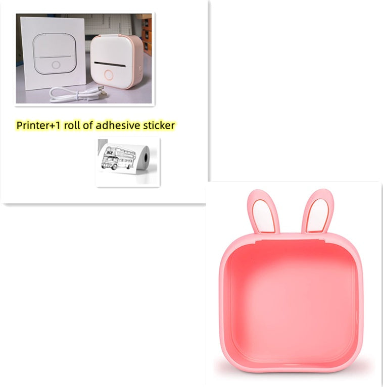 *Portable Mini Thermal Label Printer Home Photo Printer Student Wrong Question Printer Bluetooth-compatible Mini Label Printer Price Tag
