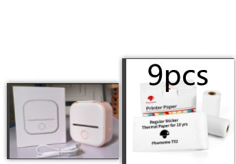 *Portable Mini Thermal Label Printer Home Photo Printer Student Wrong Question Printer Bluetooth-compatible Mini Label Printer Price Tag