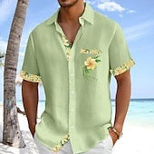 3D Digital Printing Short-sleeved Shirt For Men