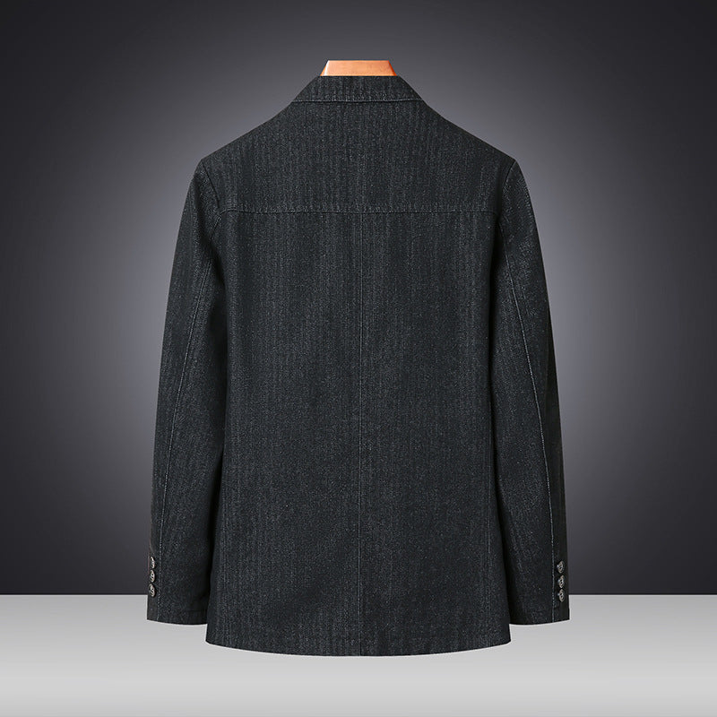 AutumnWinter Men's SpringSummer Cotton Washed Jacket