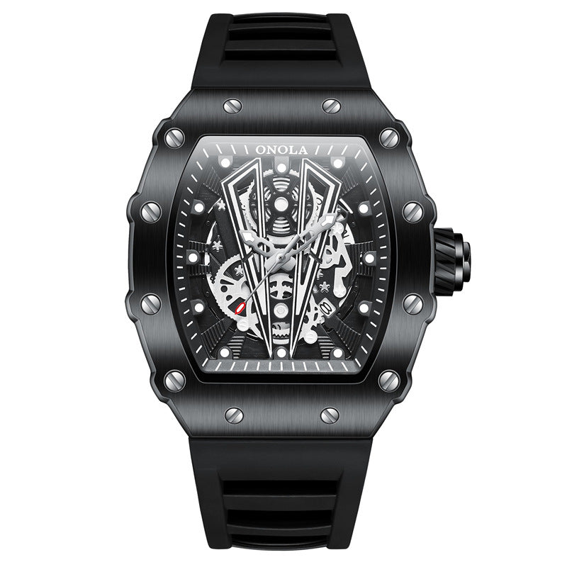 *Men's Watch Silicone Band Sports Waterproof