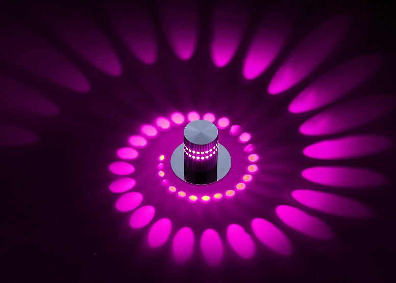 LED Wall Lights Modern Simple Spiral Wall Lamp Colorful Ceiling Led Indoor Lamp For KTV Bar Corridor Living Room
