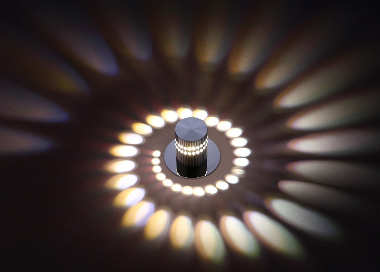 LED Wall Lights Modern Simple Spiral Wall Lamp Colorful Ceiling Led Indoor Lamp For KTV Bar Corridor Living Room