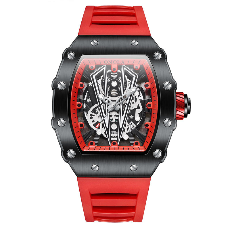 *Men's Watch Silicone Band Sports Waterproof