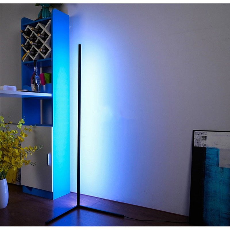 Colorful corner floor lamp