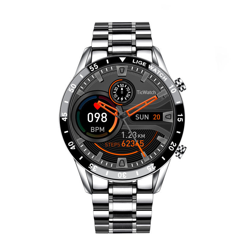 Bangwei Multifunctional Smart Watch Bluetooth Call Pedometer Blood Pressure Heart Rate Detection Waterproof Watch