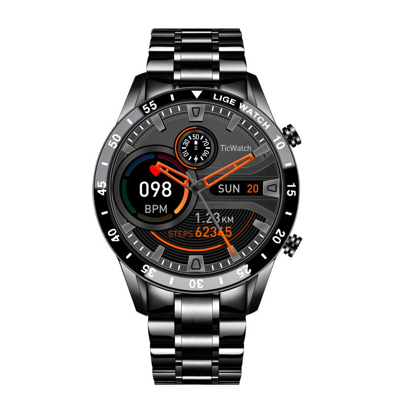 Bangwei Multifunctional Smart Watch Bluetooth Call Pedometer Blood Pressure Heart Rate Detection Waterproof Watch