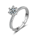 Forest zircon ring women