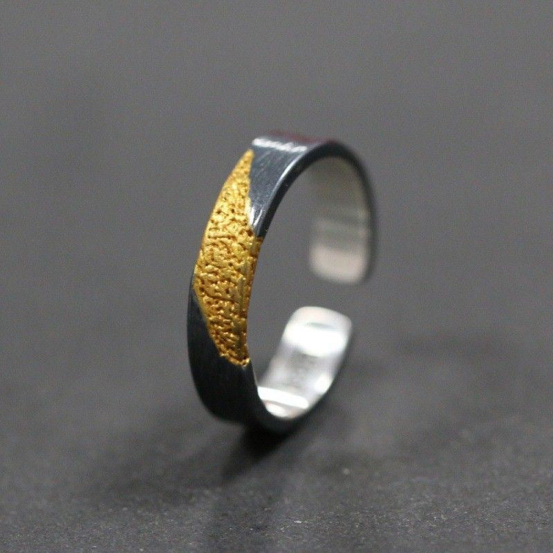 Men's Vintage Distressed Cross Ring  Adjustable Open Band, Hip Hop Cool Style Index Finger Ring
