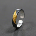 Men's Vintage Distressed Cross Ring  Adjustable Open Band, Hip Hop Cool Style Index Finger Ring