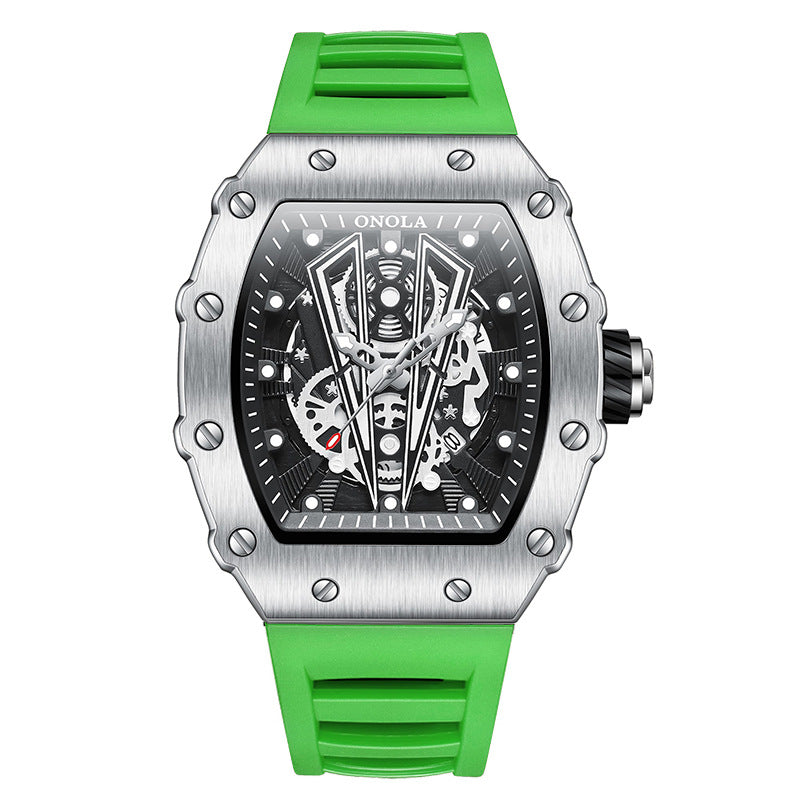 *Men's Watch Silicone Band Sports Waterproof