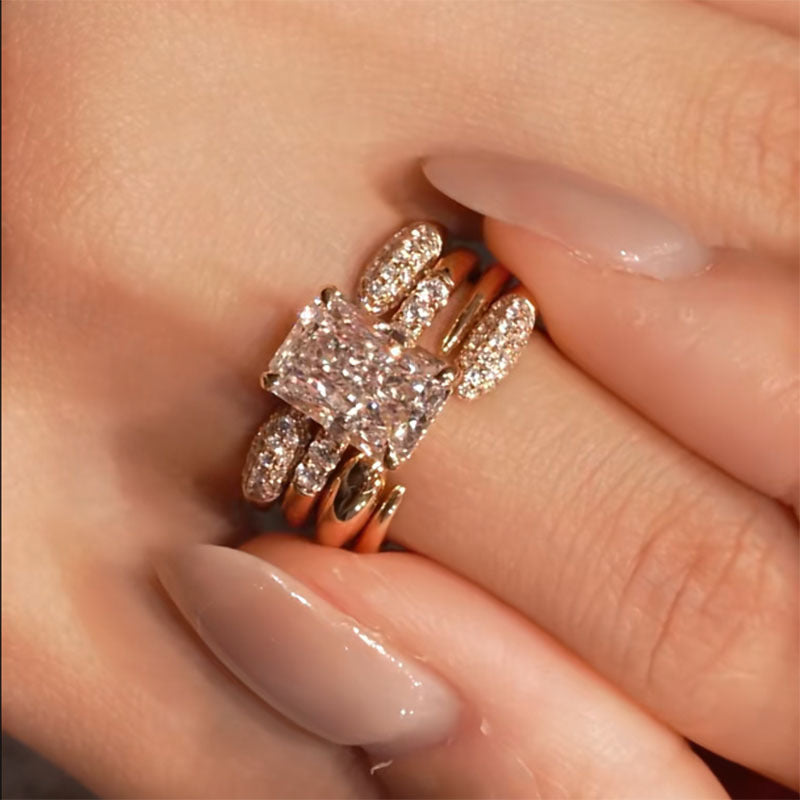 INS Luxurious And Versatile Ring With A Unique Personality-driven Designavailable As A Set
