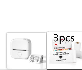 *Portable Mini Thermal Label Printer Home Photo Printer Student Wrong Question Printer Bluetooth-compatible Mini Label Printer Price Tag