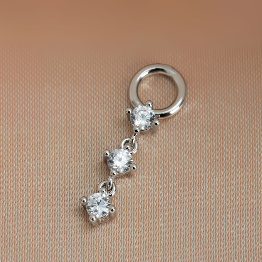 Fashionable Light-luxury Zircon Cluster For Non-pierced Ears
