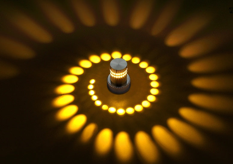 LED Wall Lights Modern Simple Spiral Wall Lamp Colorful Ceiling Led Indoor Lamp For KTV Bar Corridor Living Room