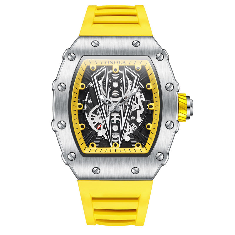 *Men's Watch Silicone Band Sports Waterproof