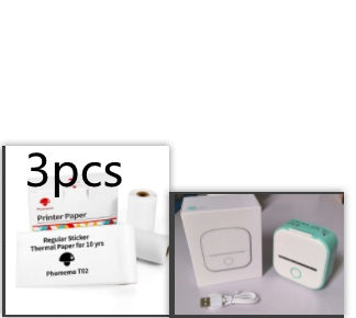 *Portable Mini Thermal Label Printer Home Photo Printer Student Wrong Question Printer Bluetooth-compatible Mini Label Printer Price Tag