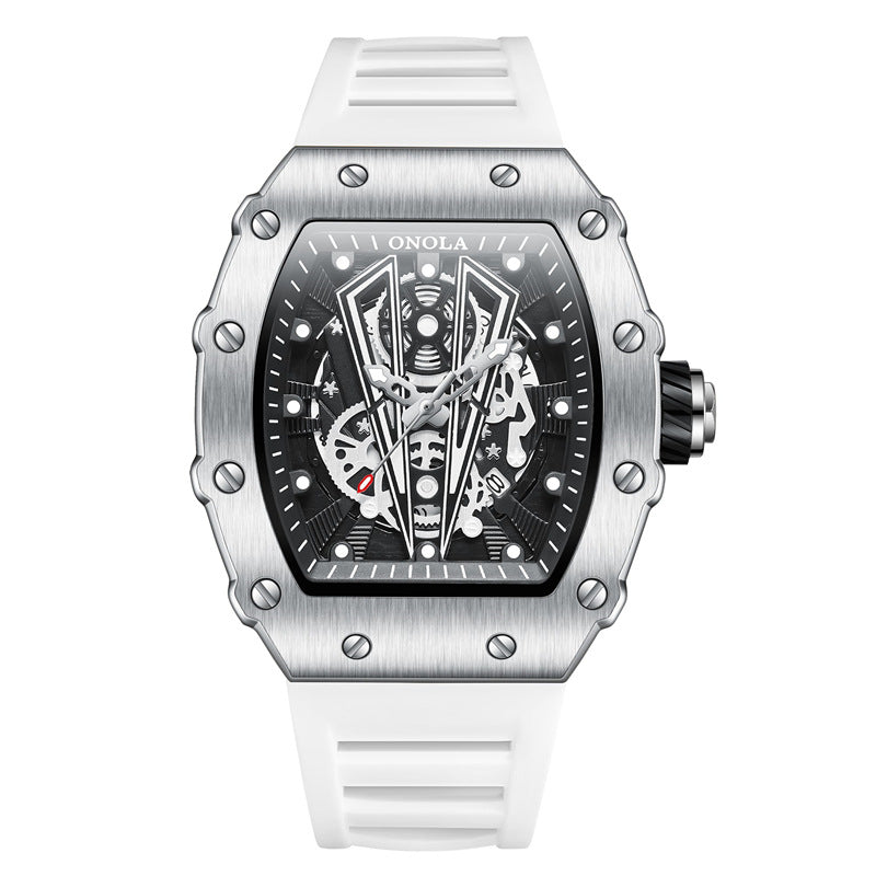 *Men's Watch Silicone Band Sports Waterproof