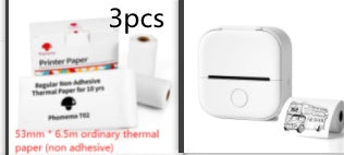 *Portable Mini Thermal Label Printer Home Photo Printer Student Wrong Question Printer Bluetooth-compatible Mini Label Printer Price Tag