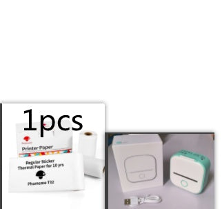 *Portable Mini Thermal Label Printer Home Photo Printer Student Wrong Question Printer Bluetooth-compatible Mini Label Printer Price Tag
