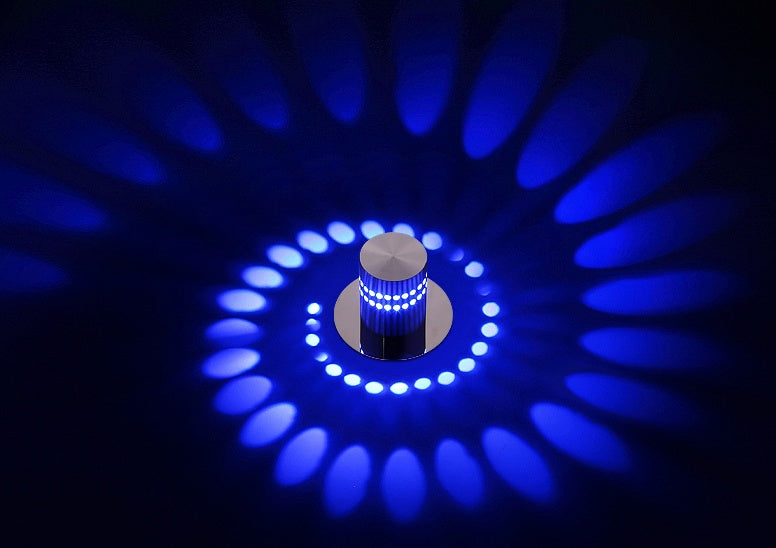 LED Wall Lights Modern Simple Spiral Wall Lamp Colorful Ceiling Led Indoor Lamp For KTV Bar Corridor Living Room
