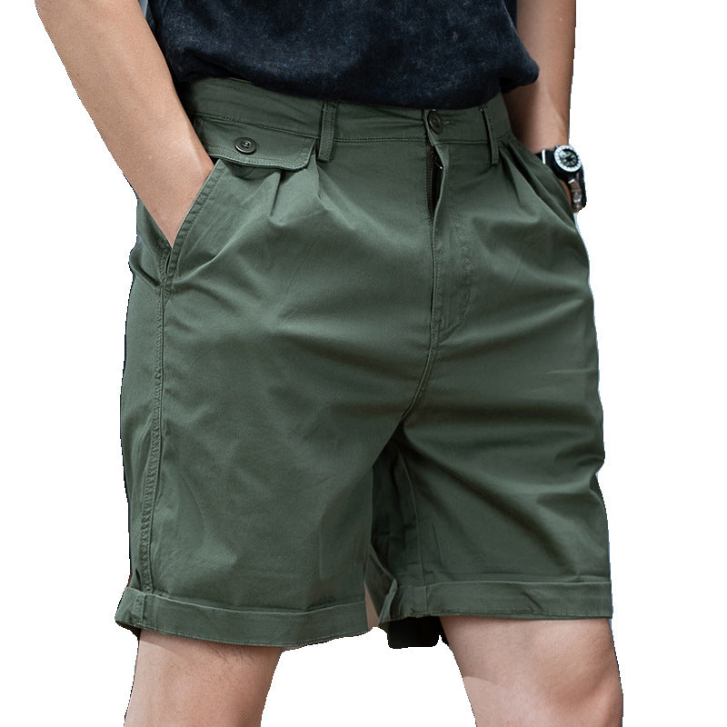 American-style Vintage Work Shorts For Men Summer