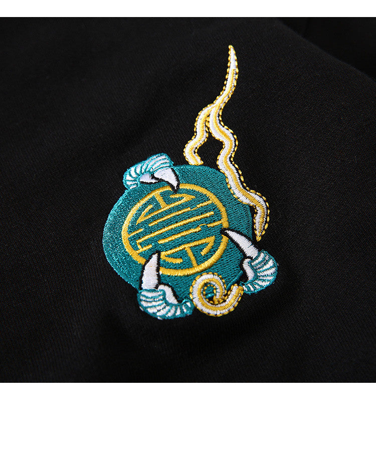 Hooded Sweatshirt With Embroidery