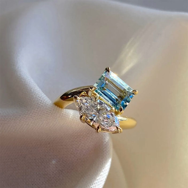 PersonalizedExquisite Blue Healing-design Ring