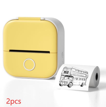 *Portable Mini Thermal Label Printer Home Photo Printer Student Wrong Question Printer Bluetooth-compatible Mini Label Printer Price Tag