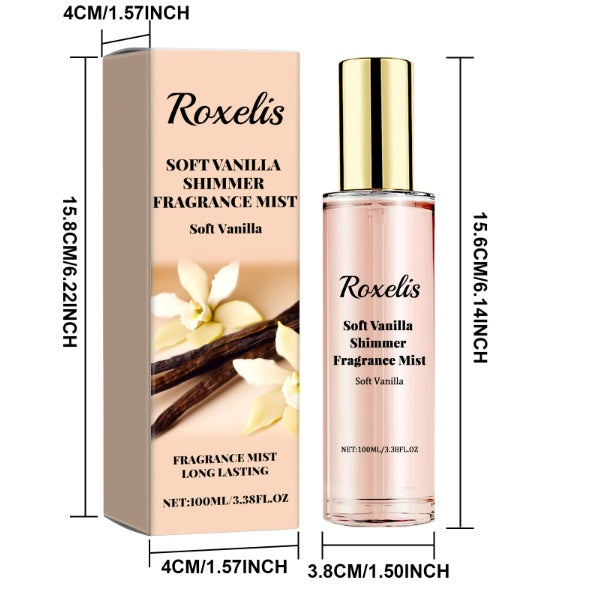 *Roxelis Nude Vanilla Glitter Eau De Parfum Spray Long-lasting Fragrance