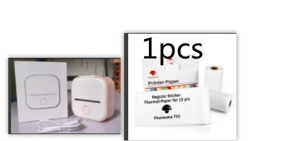 *Portable Mini Thermal Label Printer Home Photo Printer Student Wrong Question Printer Bluetooth-compatible Mini Label Printer Price Tag