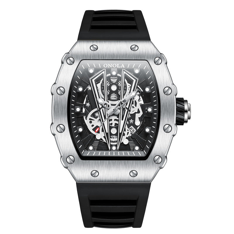 *Men's Watch Silicone Band Sports Waterproof
