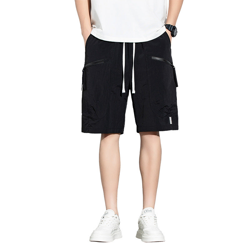 Men's Thin Loose-Fit Straight-Leg Casual Workshorts