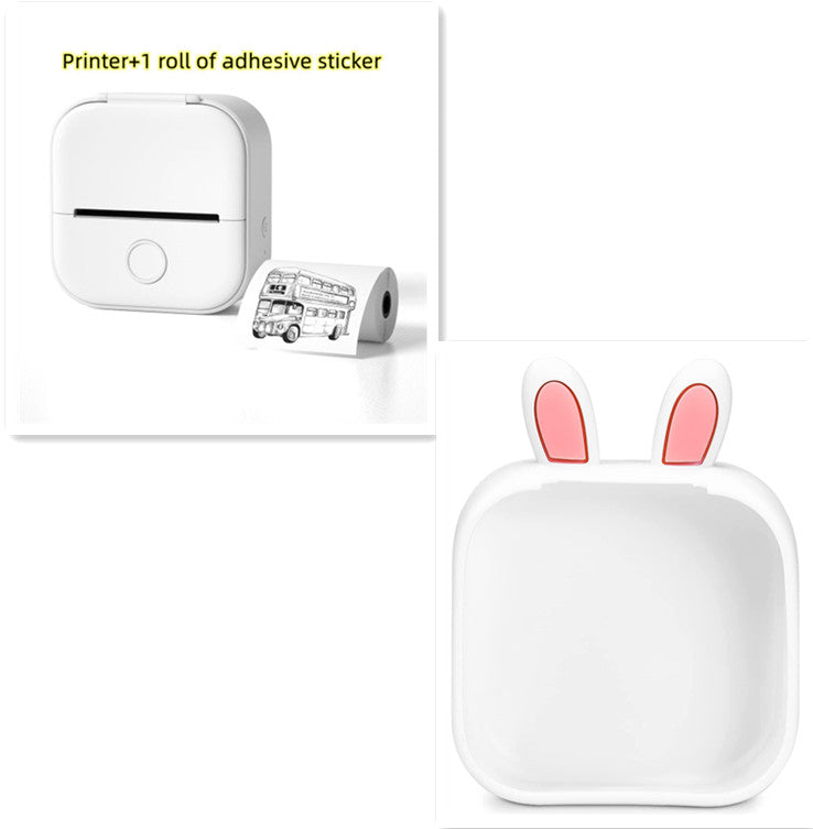 *Portable Mini Thermal Label Printer Home Photo Printer Student Wrong Question Printer Bluetooth-compatible Mini Label Printer Price Tag