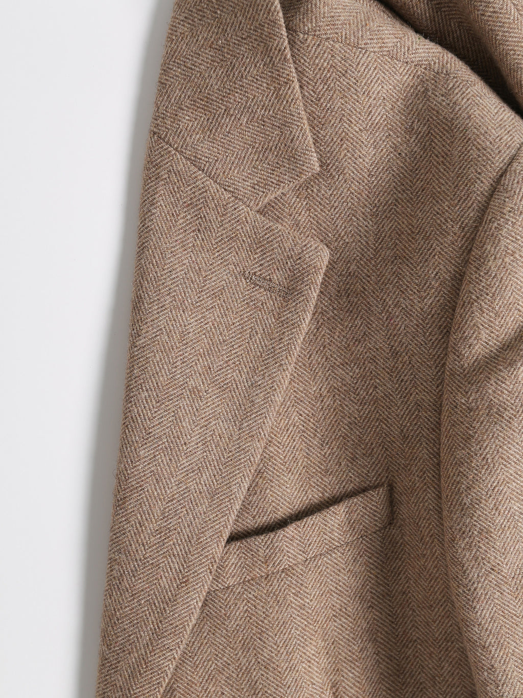 Retro Light Khaki European Style Casual Single Suit