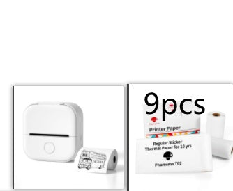 *Portable Mini Thermal Label Printer Home Photo Printer Student Wrong Question Printer Bluetooth-compatible Mini Label Printer Price Tag