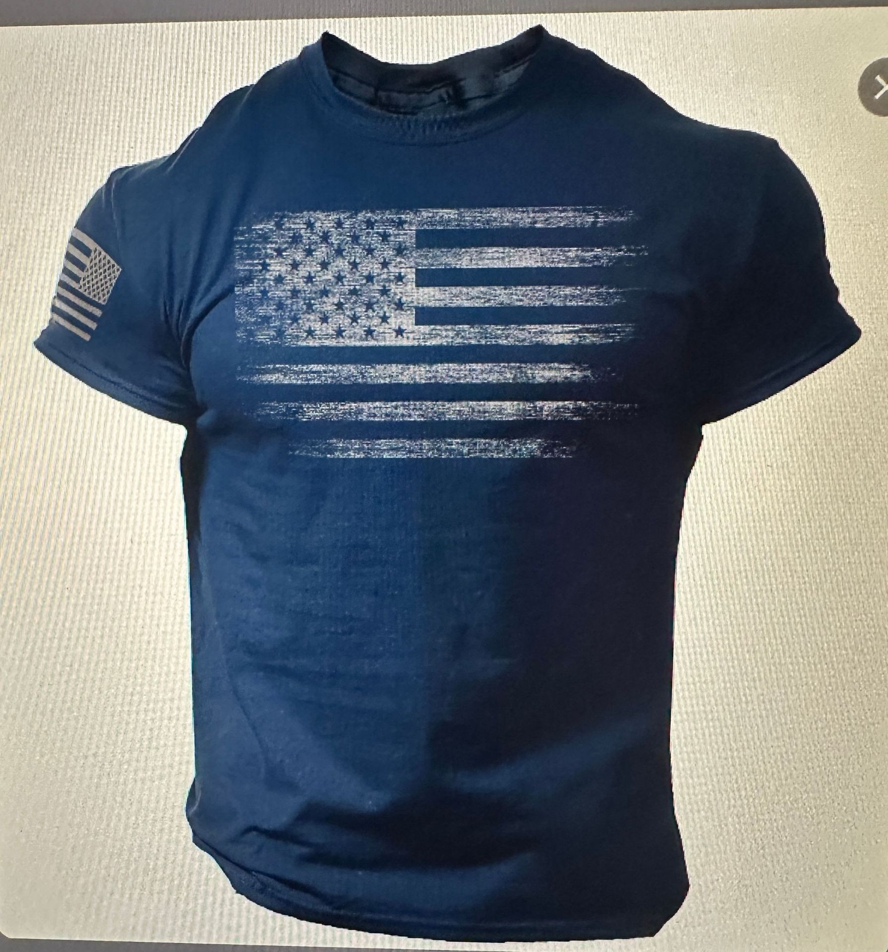 Men's Casual Crew-Neck Short-Sleeve T-Shirt With Beach Sunset And Coconut Tree Print