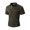 Summer Outdoor Casual Everyday Polo Shirt With Lapel Collar