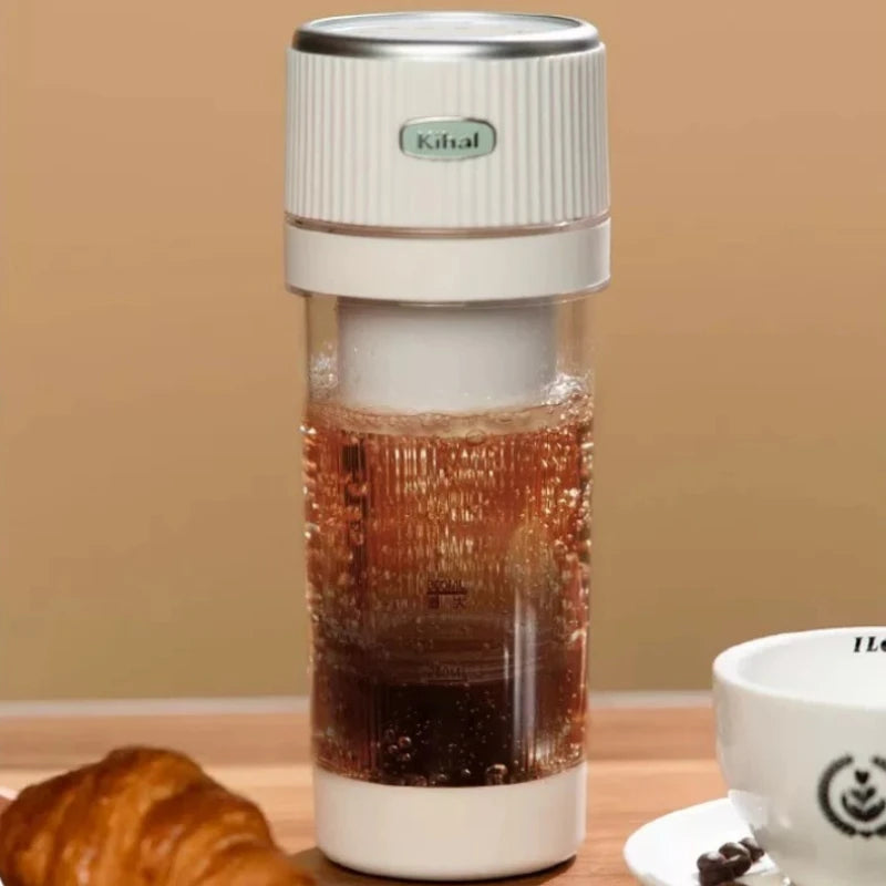 Portable Coffee Maker Cold Brew Cup American Flower Tea Automatic Extraction Office Outdoor Multi Mode Dual Pump Wireless