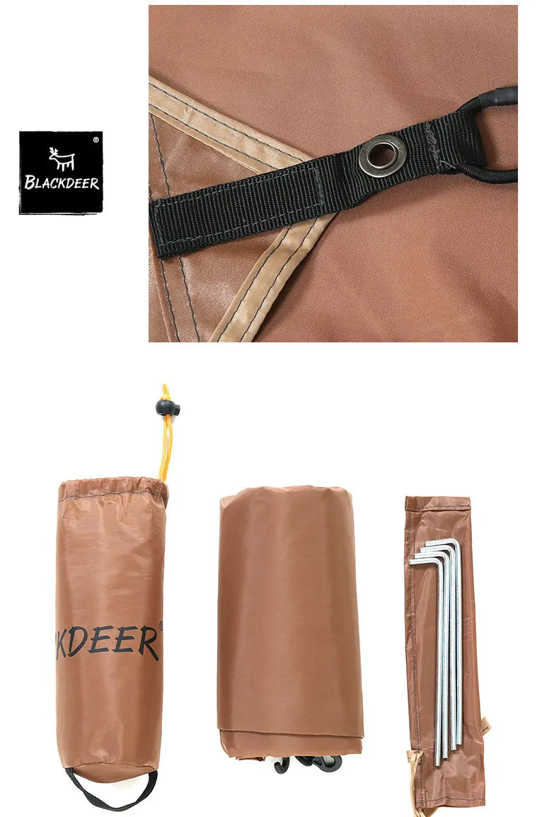 BLACKDEER Camping Wear-resistant tent Mat Ultralight Footprint Waterproof nylon Picnic Beach Blanket Camping Outdoor Tent Tarp