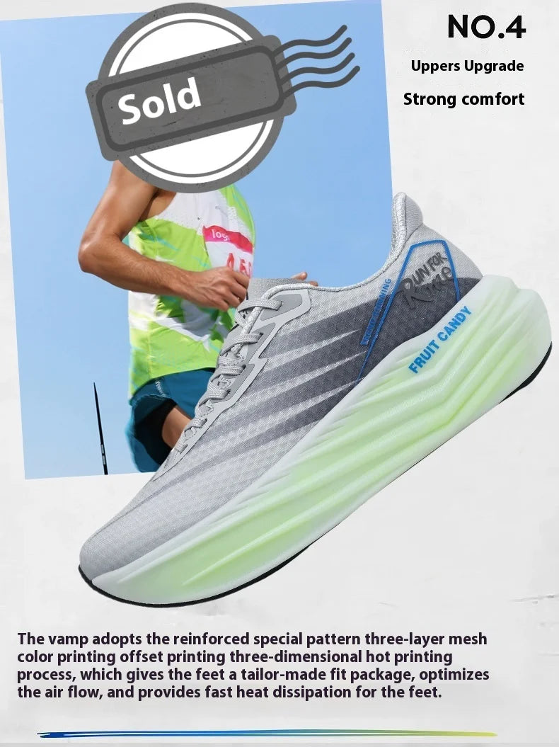 2025 New Summer Breathable And Comfortable High Quality Couple Running Shoes Jelly Gel Ultralight Sneakers 37-45