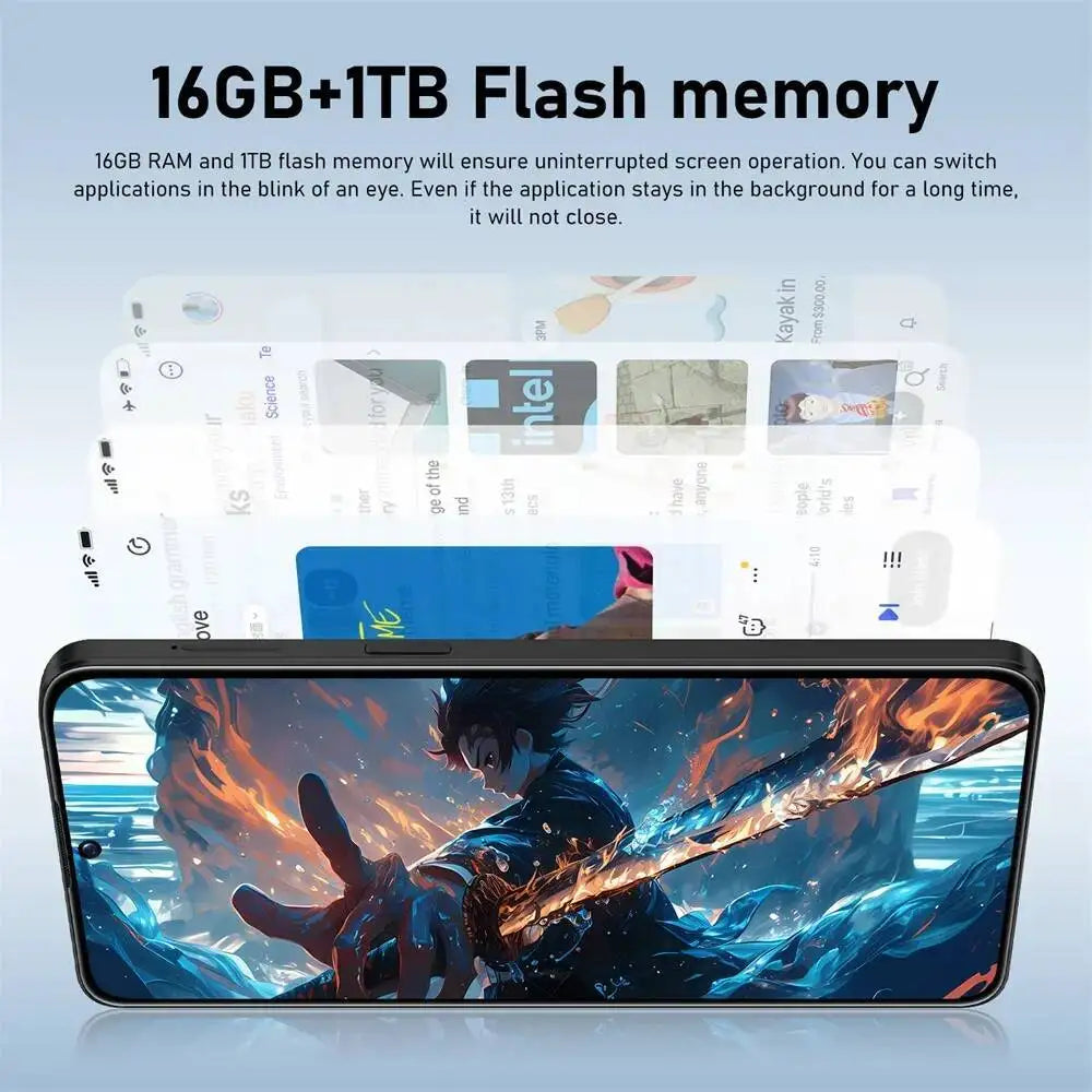 2026 Hot X7 Pro 7.3 Inch 7800Mah Battery Global Edition Original Smart Dual Card 22GB+2TB Android Facial Recognition Function