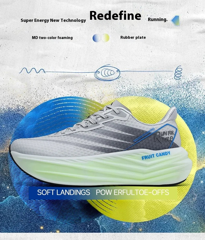 2025 New Summer Breathable And Comfortable High Quality Couple Running Shoes Jelly Gel Ultralight Sneakers 37-45