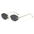 DDDLONG Retro Fashion Rimless Punk Y2k Sunglasses Women Men Sun Glasses Vintage UV400 Outdoor Shades D653