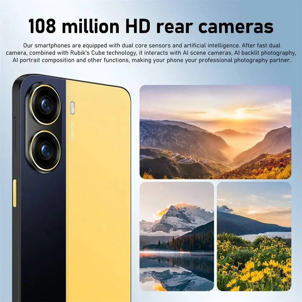 2026 Hot X7 Pro 7.3 Inch 7800Mah Battery Global Edition Original Smart Dual Card 22GB+2TB Android Facial Recognition Function