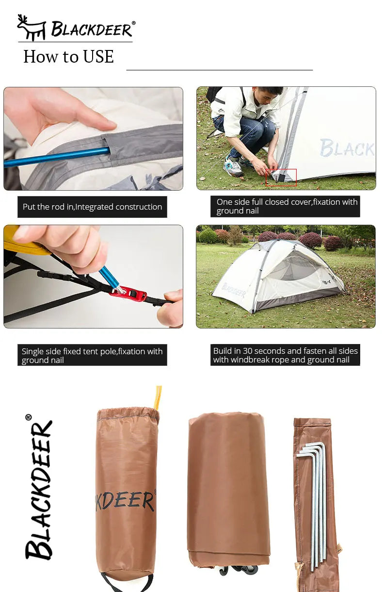 BLACKDEER Camping Wear-resistant tent Mat Ultralight Footprint Waterproof nylon Picnic Beach Blanket Camping Outdoor Tent Tarp