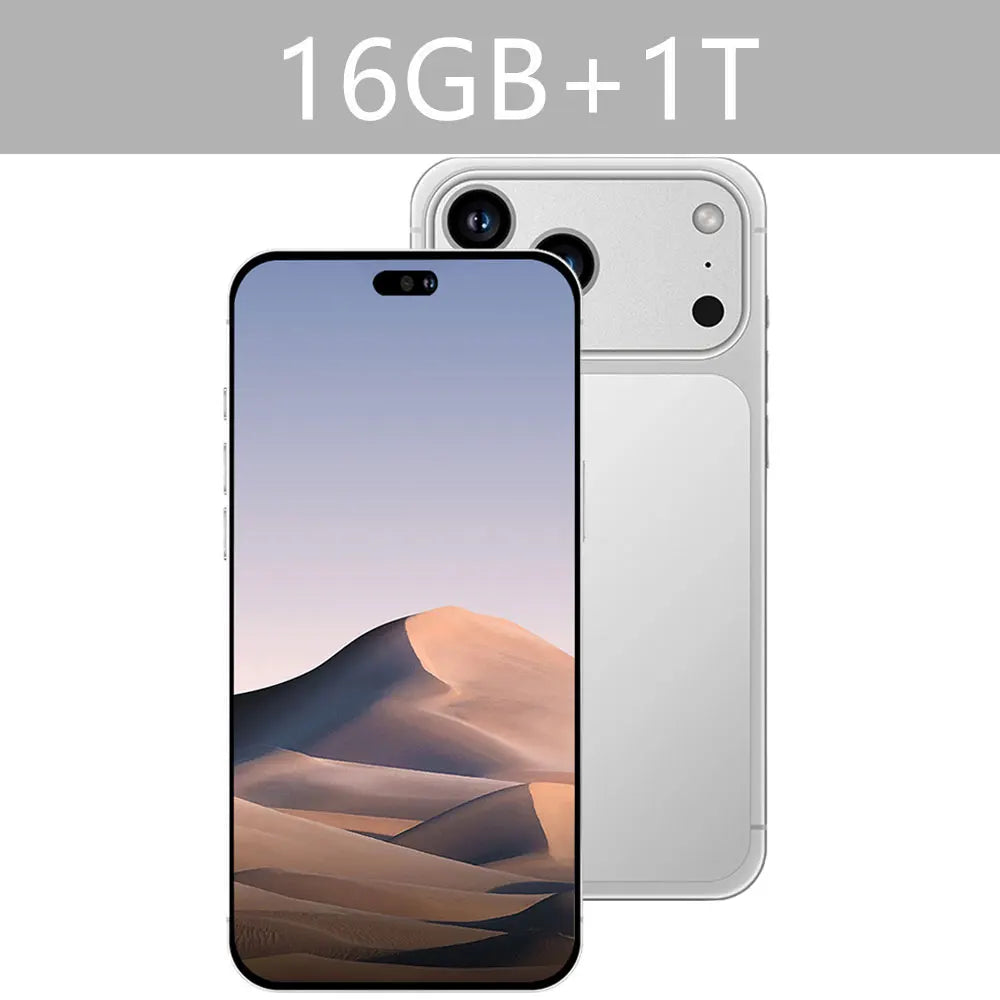 2026 NEW i17 Pro Max 5G Dual Card 8000mAh Battery 7.3HD Global Edition Original Cheap Smart Android Facial Recognition Function