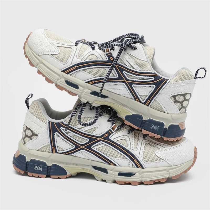 Vintage Trend Arthur Versatile Running Shoes Men's Summer Mesh Breathable Cushioning Lightweight Casual Sneakers