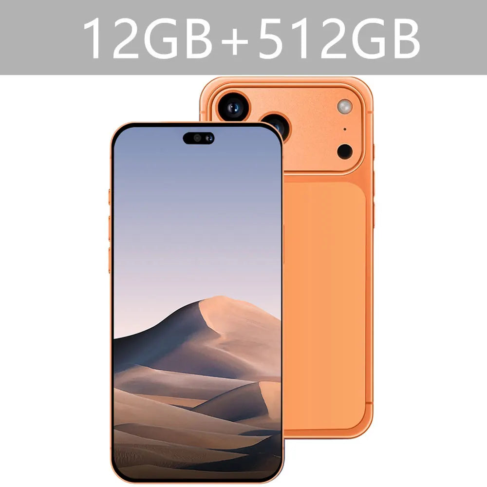 2026 NEW i17 Pro Max 5G Dual Card 8000mAh Battery 7.3HD Global Edition Original Cheap Smart Android Facial Recognition Function